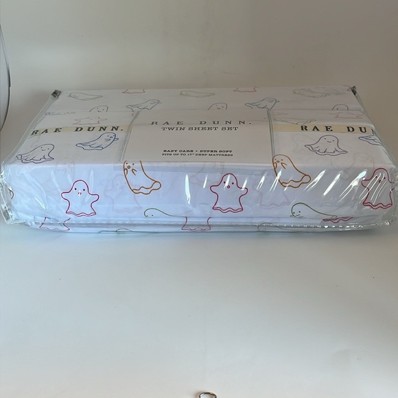 Rae Dunn Halloween Ghost Sheet set - Twin Boy Girl NEW - Picture 6 of 7